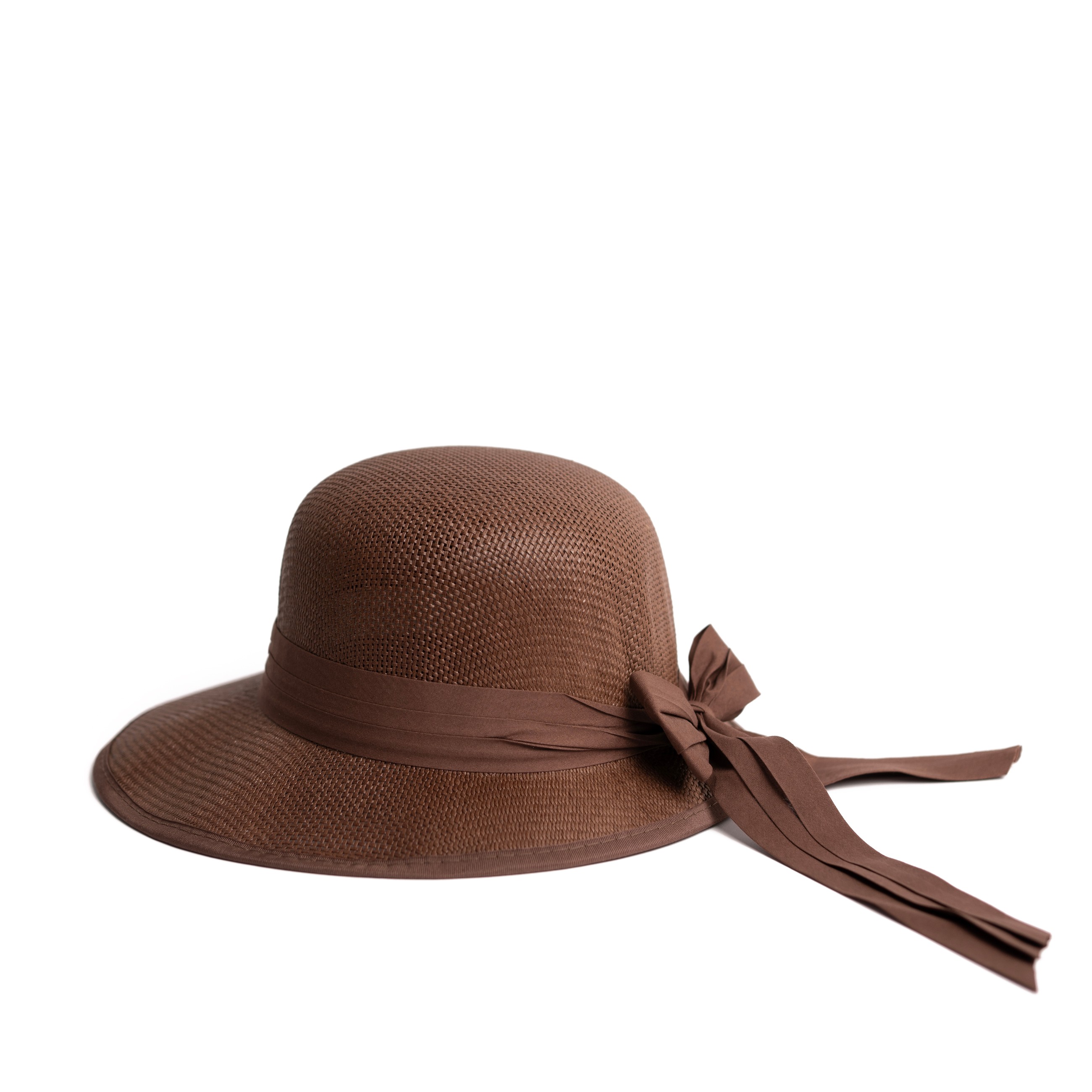 Dámský/dívčí slaměný klobouk cz24138 Barva: hnědá