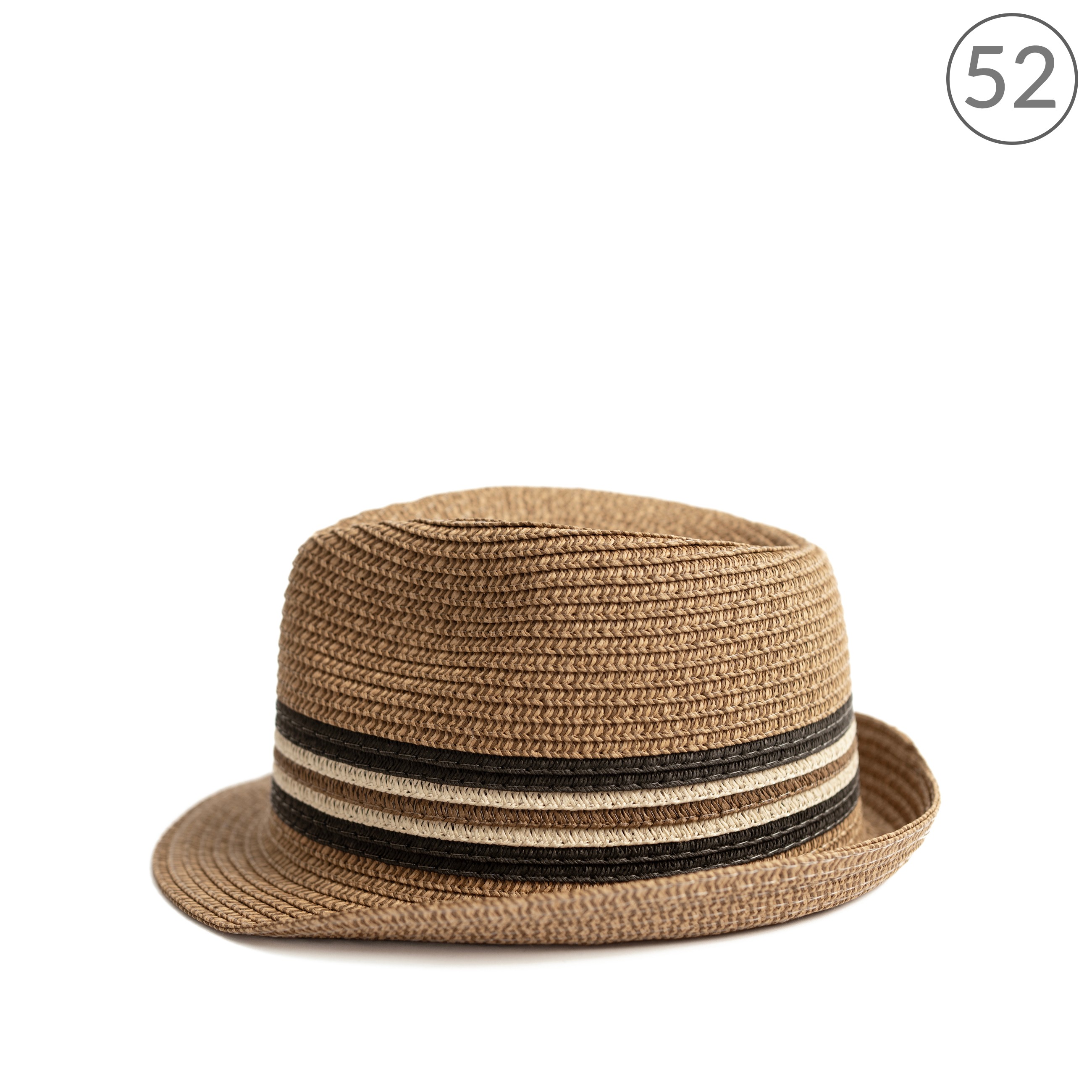 Chlapecký slaměný klobouk cz24116 Barva: hnědá, Velikost: 52