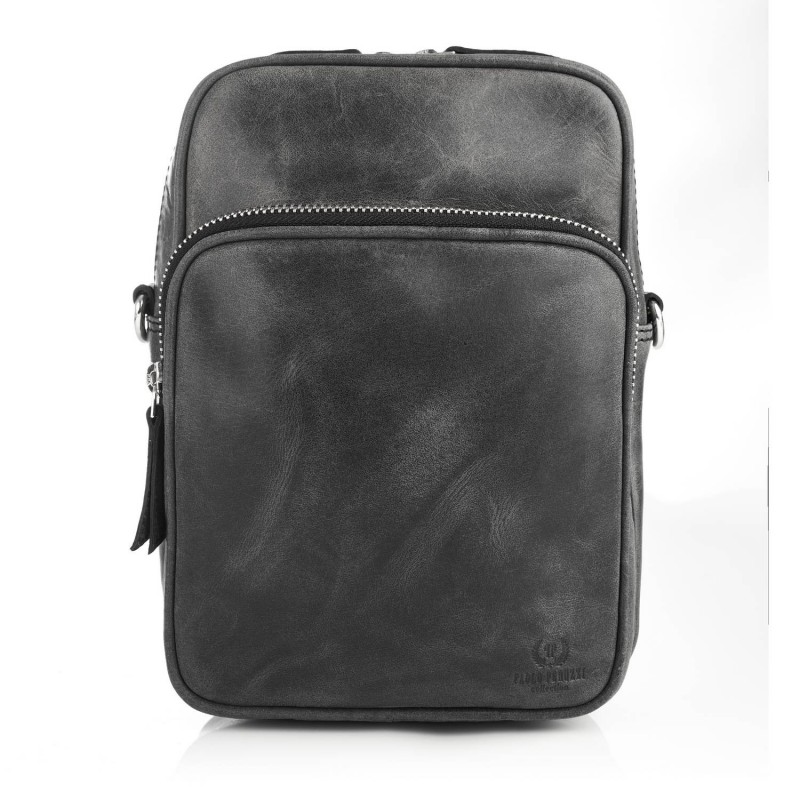 Kožená pánská taška Paolo Peruzzi IN-44 Barva: černá