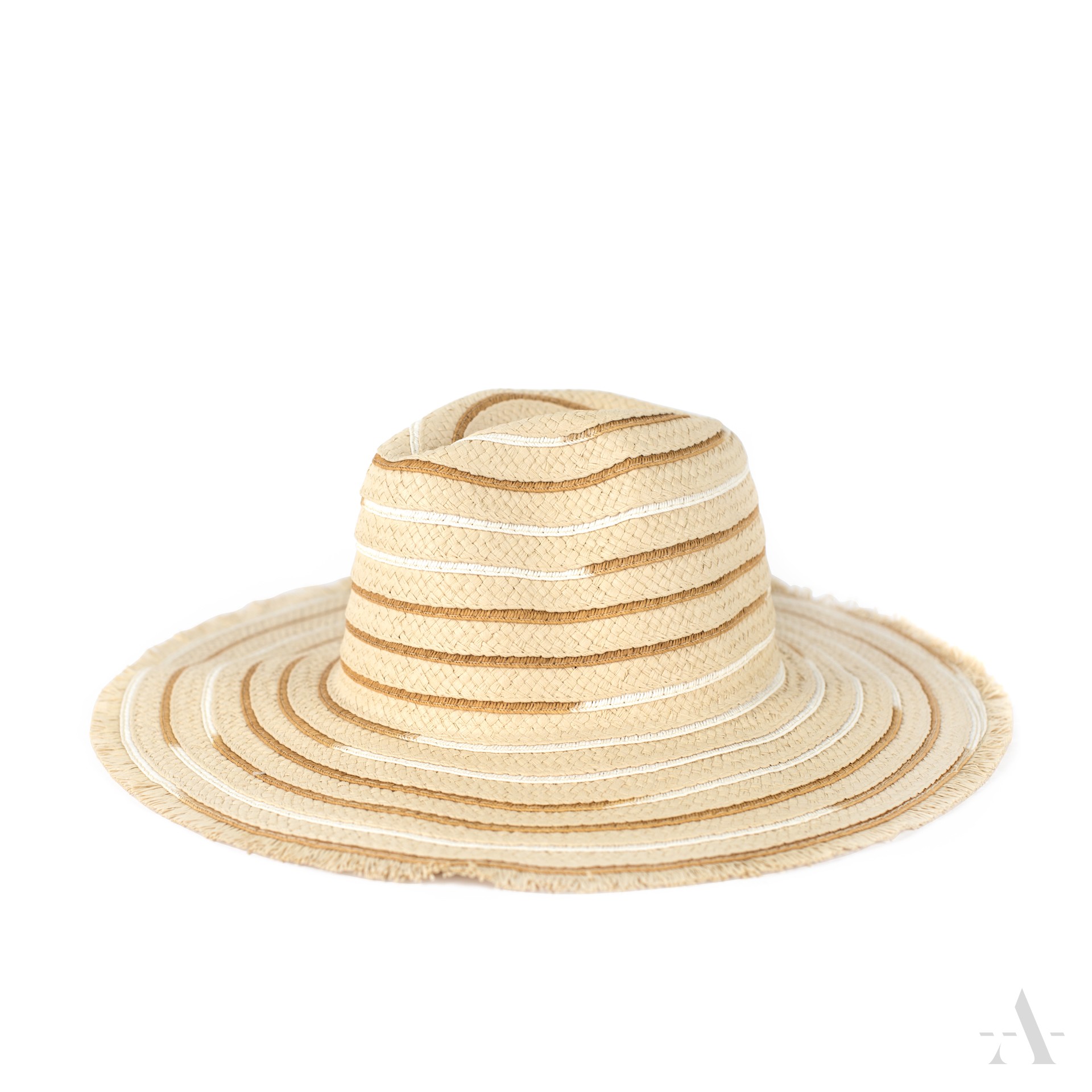Dámský slaměný klobouk cz21233-1 Barva: hnědá
