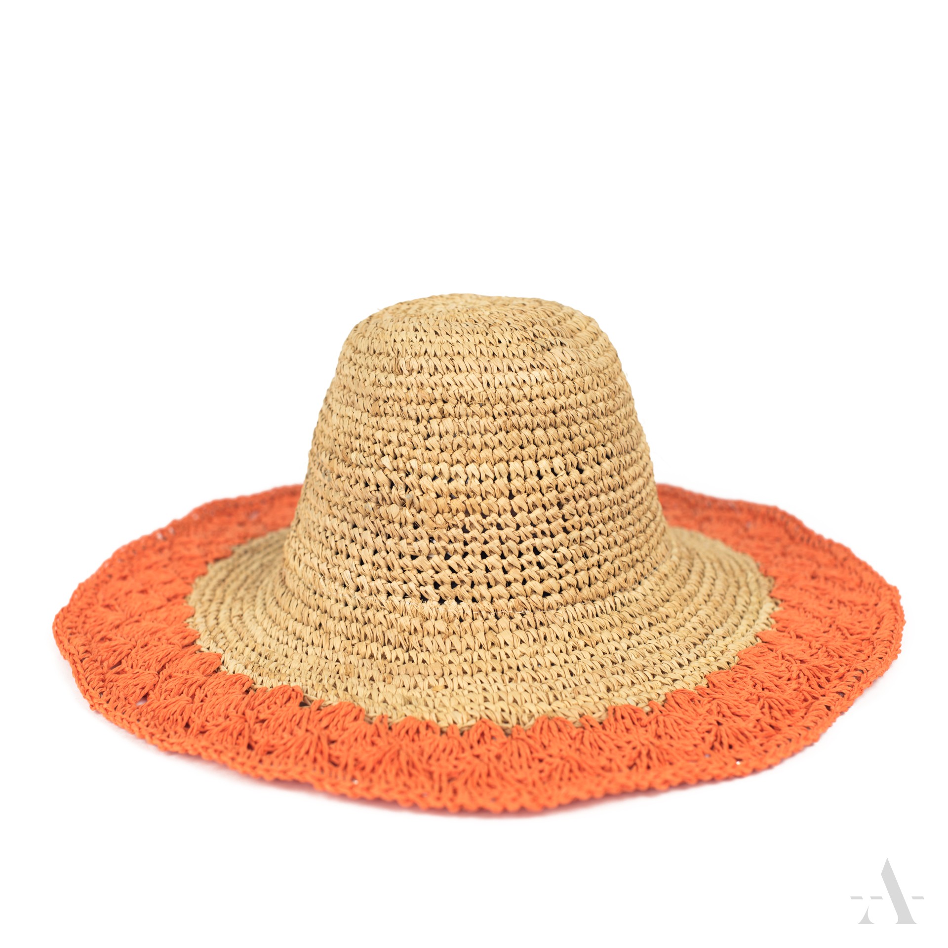 Dámský slaměný klobouk cz21156-7 Barva: oranžová