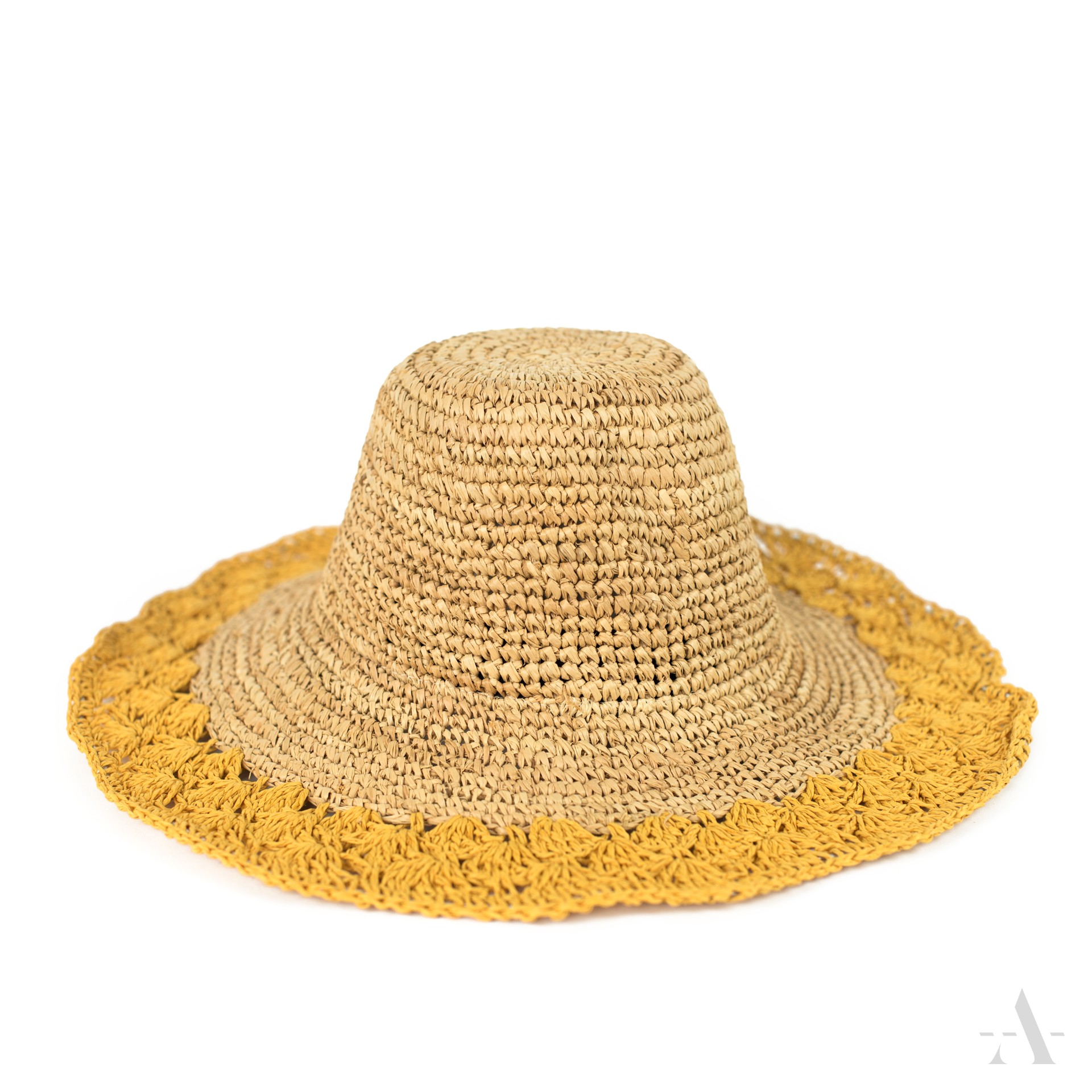 Dámský slaměný klobouk cz21156-7 Barva: žlutá