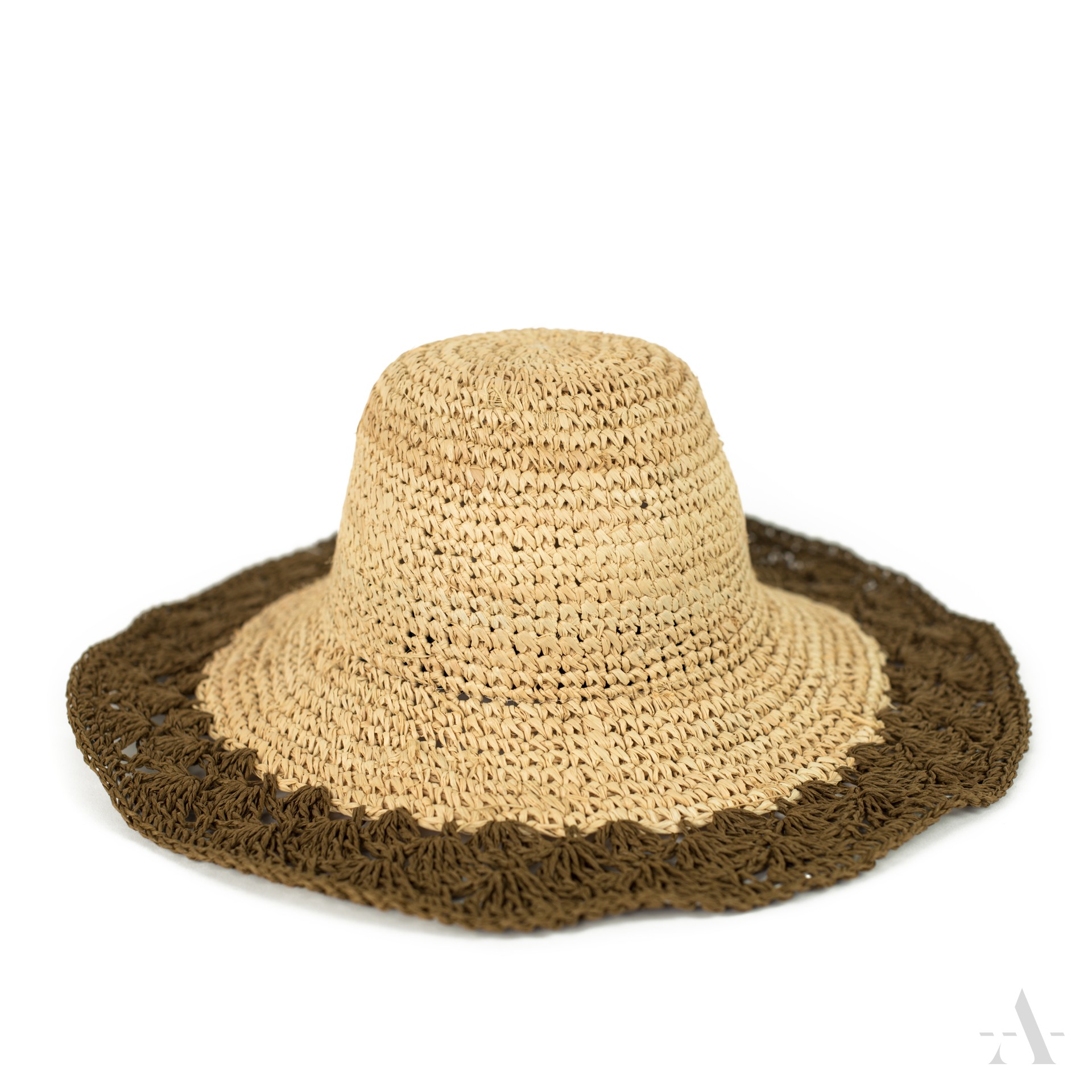 Dámský slaměný klobouk cz21156-7 Barva: hnědá
