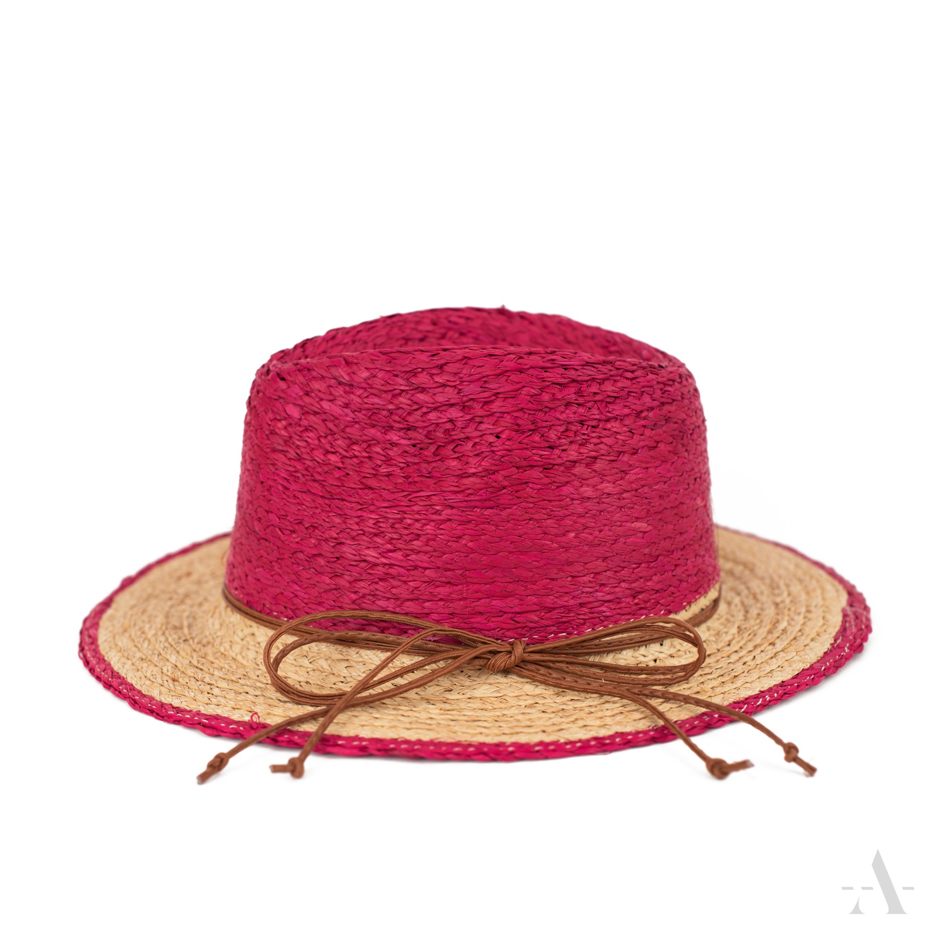 Dámský slaměný klobouk cz21175-4 Barva: červená