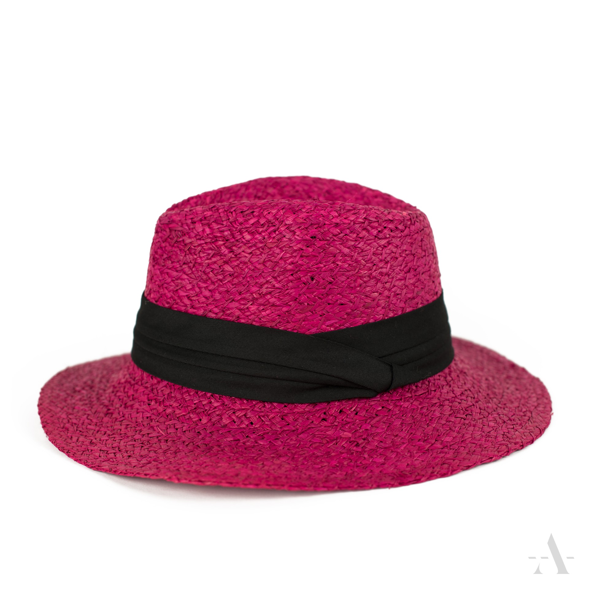 Dámský slaměný klobouk cz21168-7 Barva: růžová