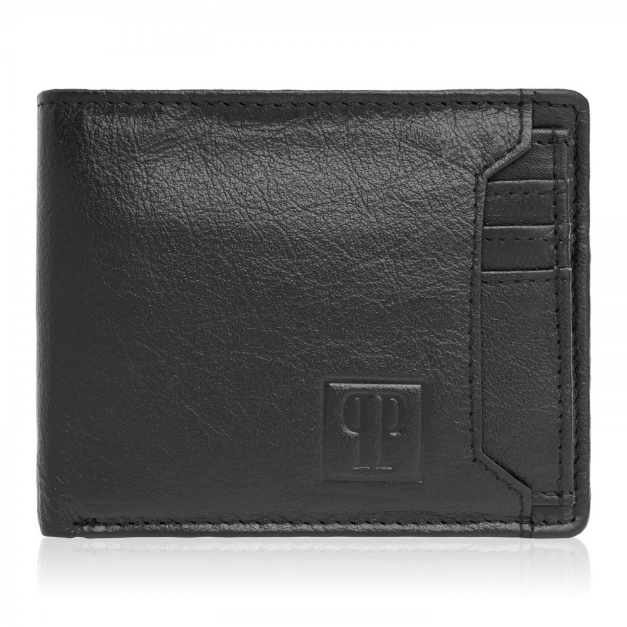 Kožená peněženka Paolo Peruzzi T-55 Barva: černá