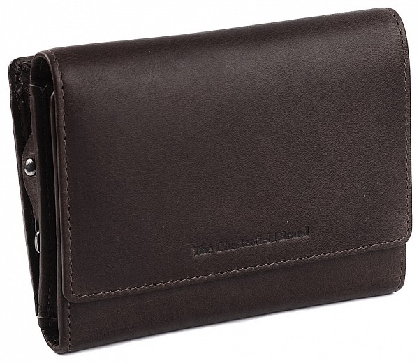 The Chesterfield Brand Dámská kožená peněženka RFID Nadia C08.0414 Barva: tmavě hnedá