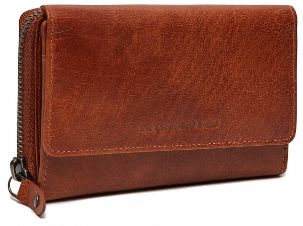 The Chesterfield Brand Dámská kožená peněženka RFID Rhodos C08.0445 Barva: hnědá