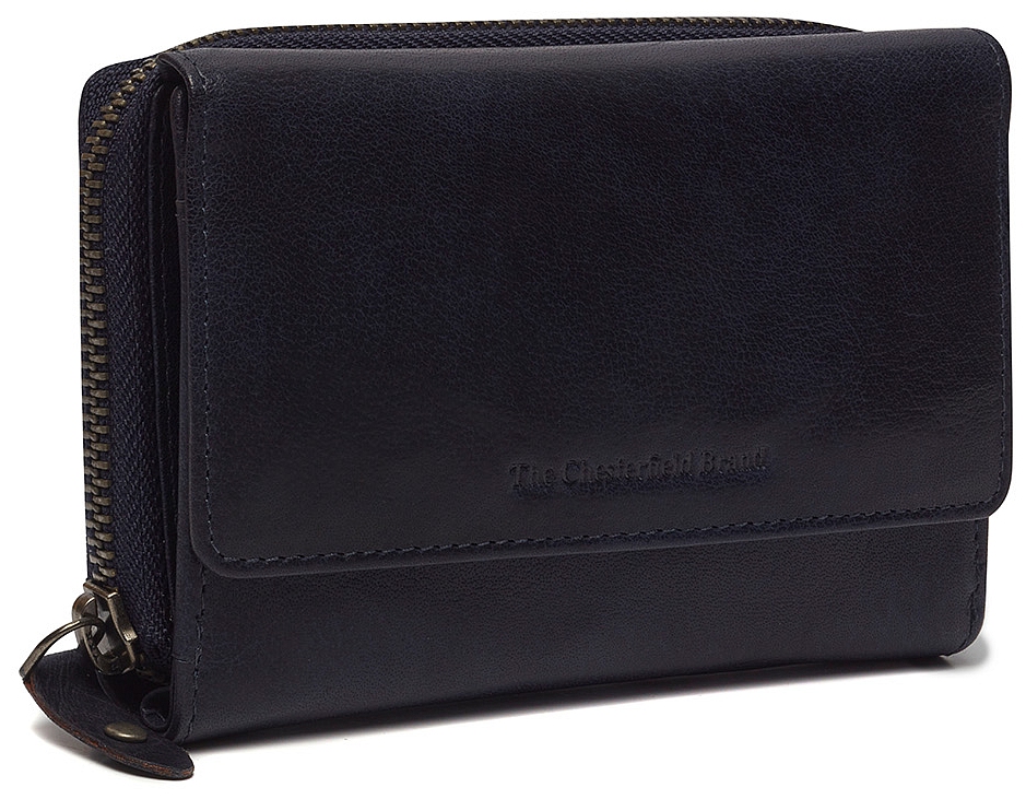 The Chesterfield Brand Dámská kožená peněženka RFID Rhodos C08.0445 Barva: modrá
