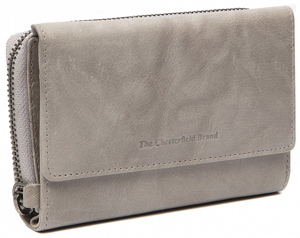 The Chesterfield Brand Dámská kožená peněženka RFID Rhodos C08.0445 Barva: šedá