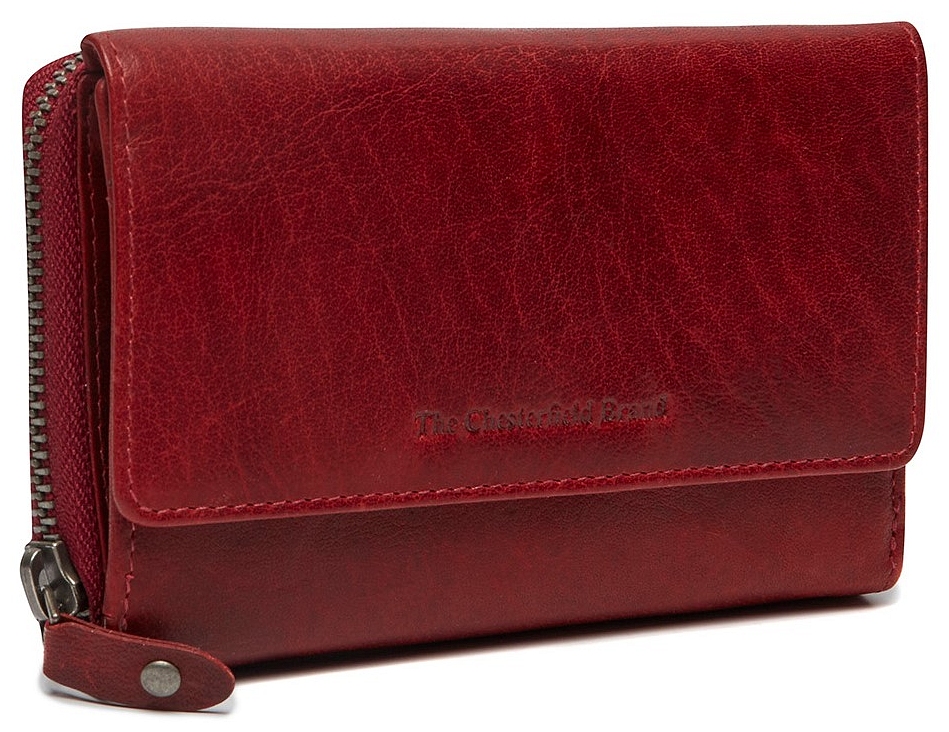 The Chesterfield Brand Dámská kožená peněženka RFID Rhodos C08.0445 Barva: červená