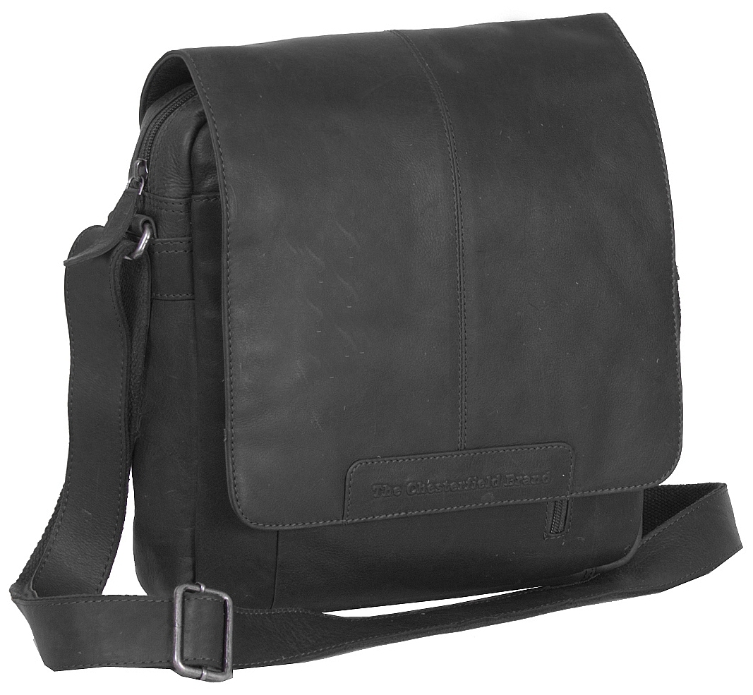 The Chesterfield Brand Klopová kožená taška přes rameno Raphael C48.0551 Barva: černá