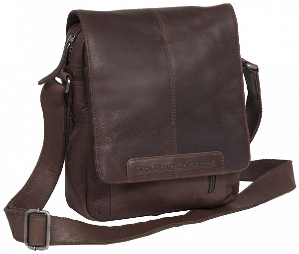 The Chesterfield Brand Klopová kožená taška přes rameno Remy C48.0550 Barva: tmavě hnedá