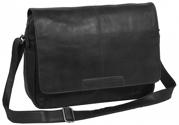 The Chesterfield Brand Kožená crossbody taška na notebook C48.0552 Richard Barva: černá