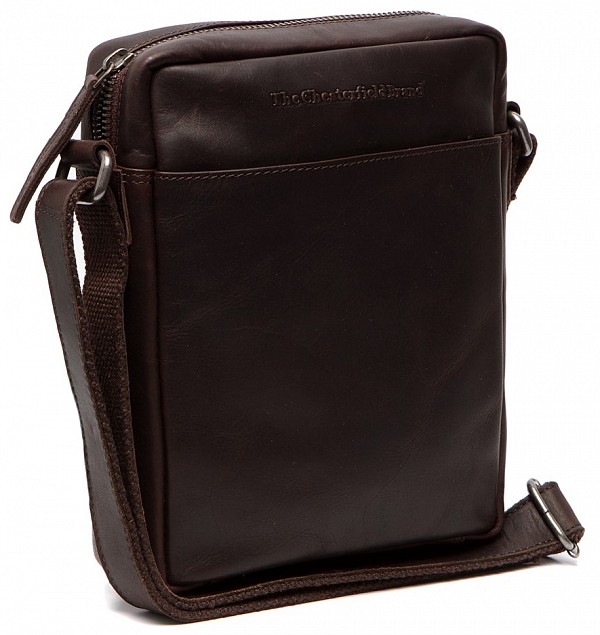 The Chesterfield Brand Kožená crossbody taška přes rameno Saba C48.1218 Barva: tmavě hnedá