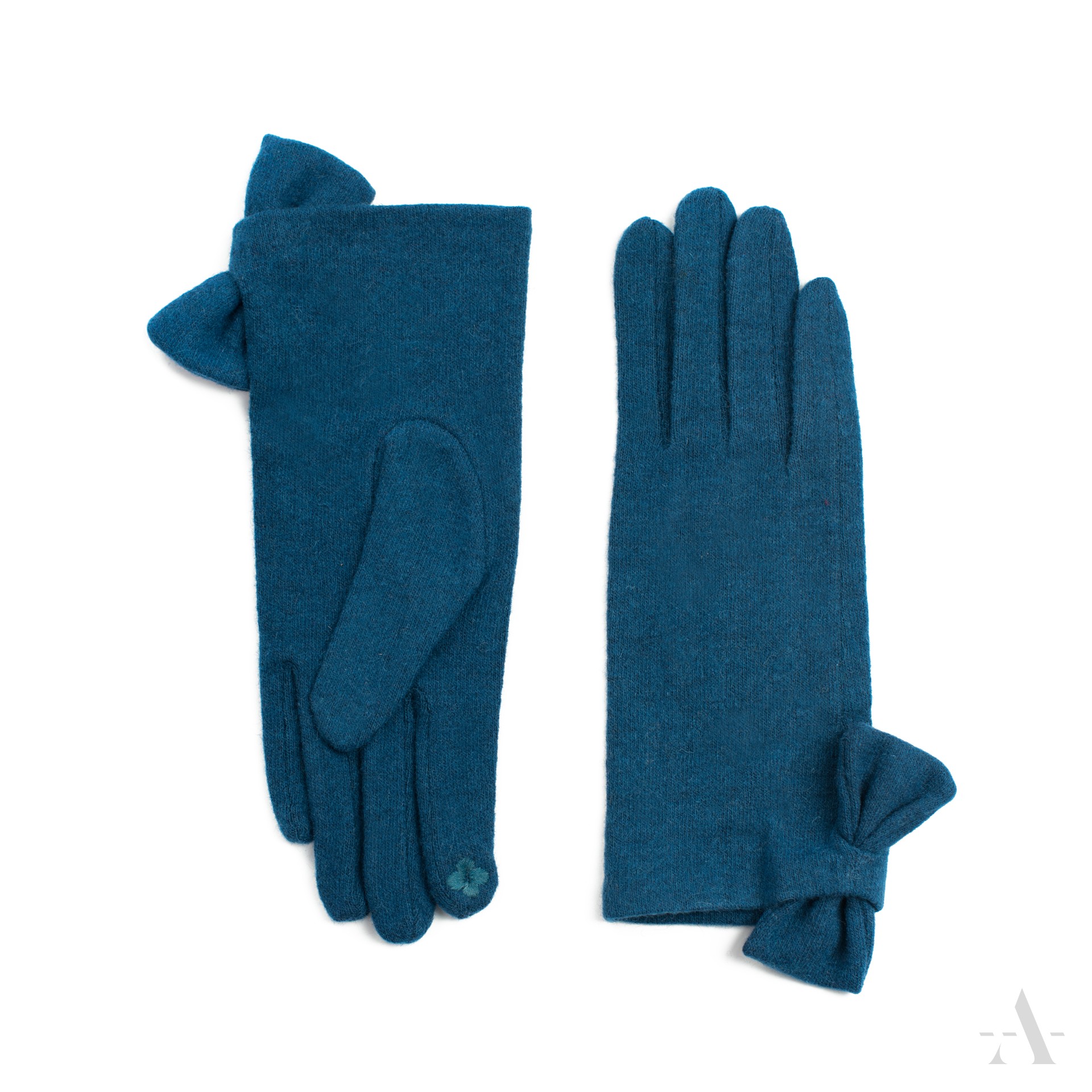 Dámské vlněné rukavice rk20324 Barva: modrá