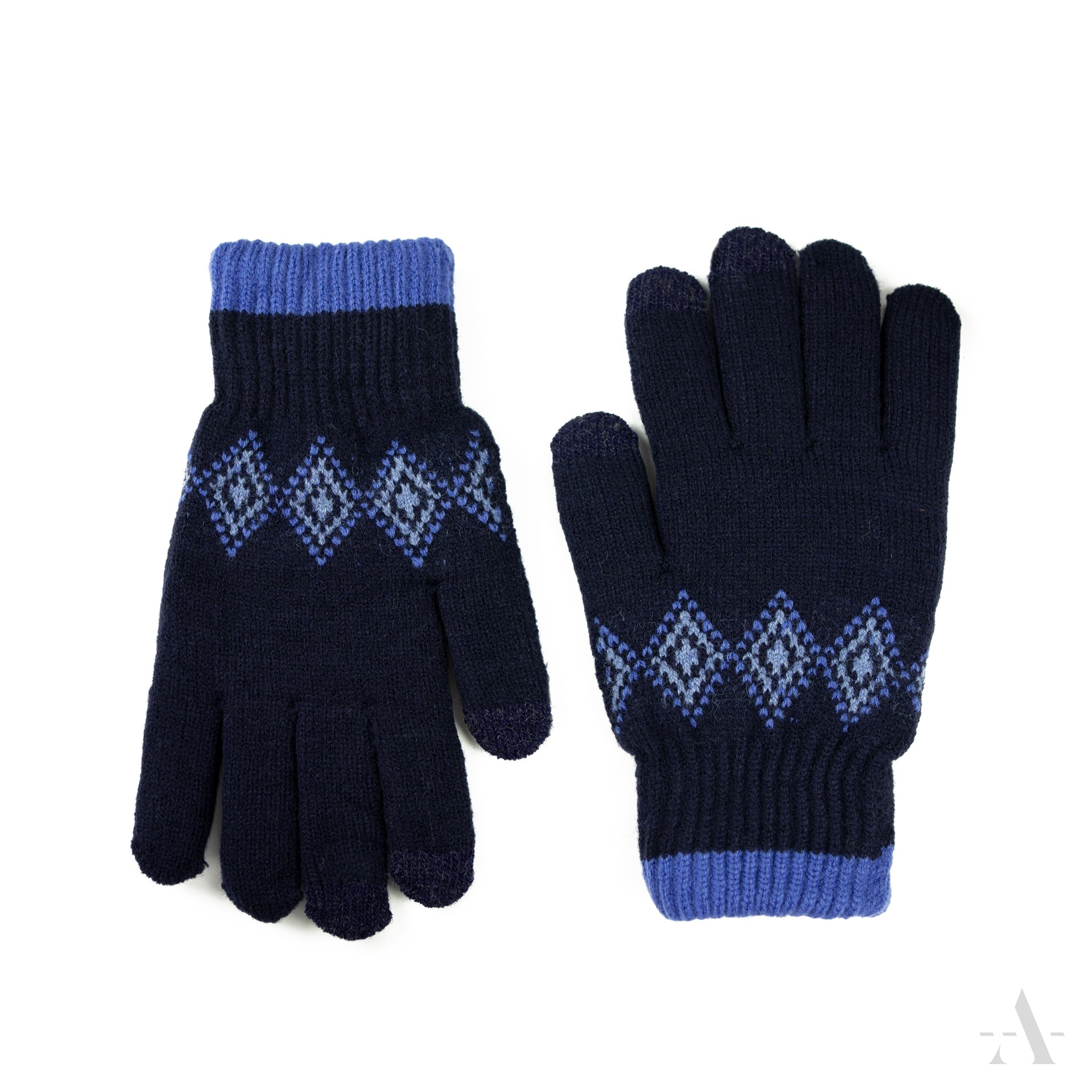 Pánské dotykové rukavice rk22233 Barva: modrá