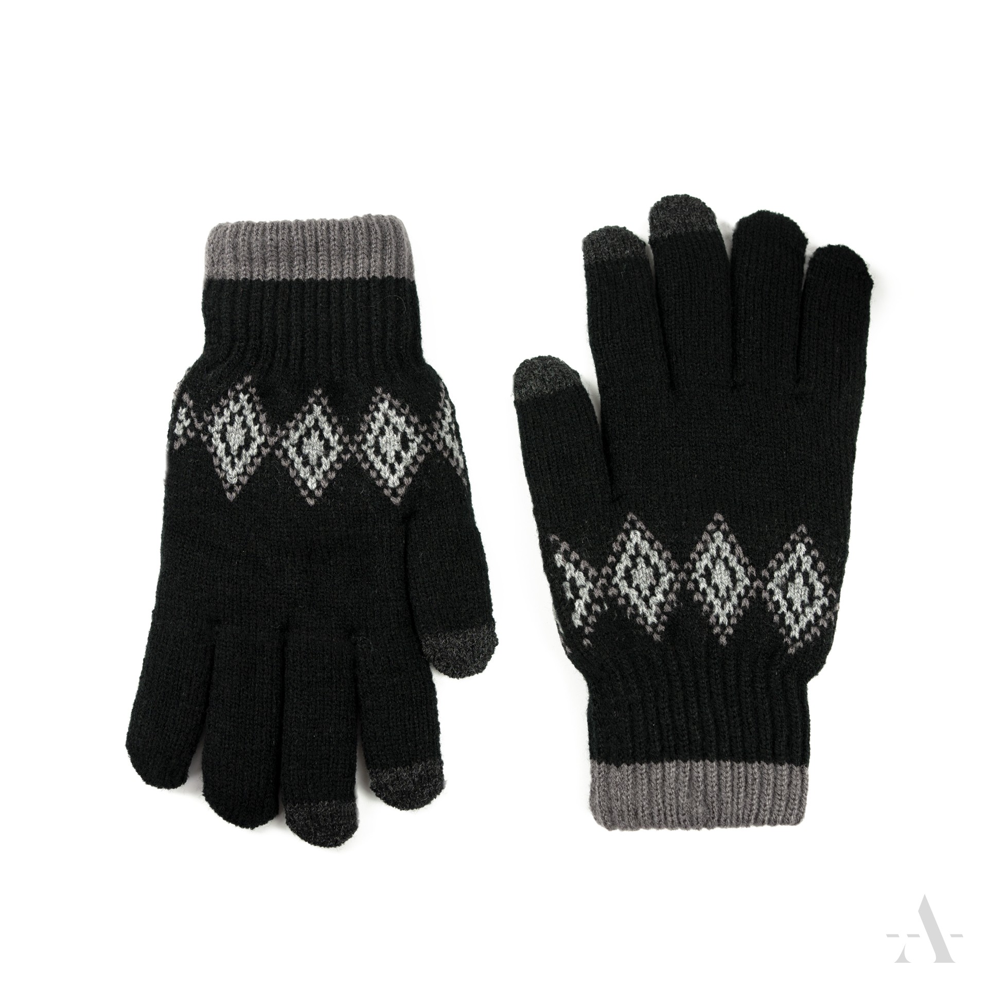 Pánské dotykové rukavice rk22233 Barva: černá