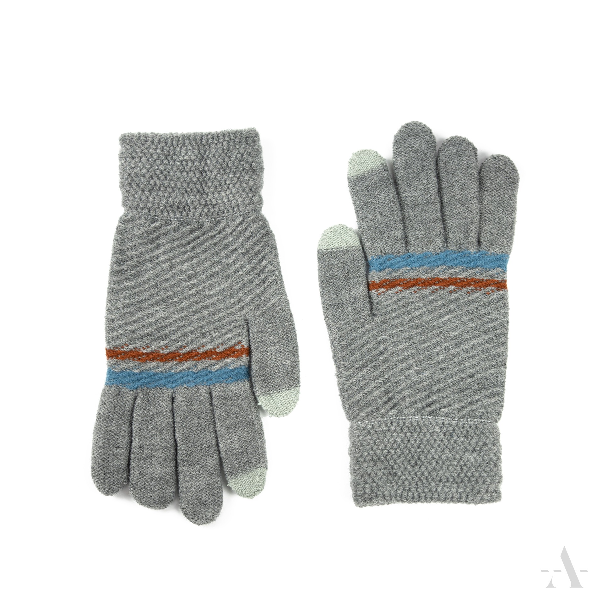 Pánské rukavice rk22234 Barva: šedá