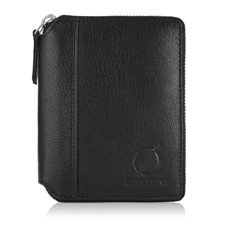 Kožená peněženka Brodrene G-05 Barva: černá