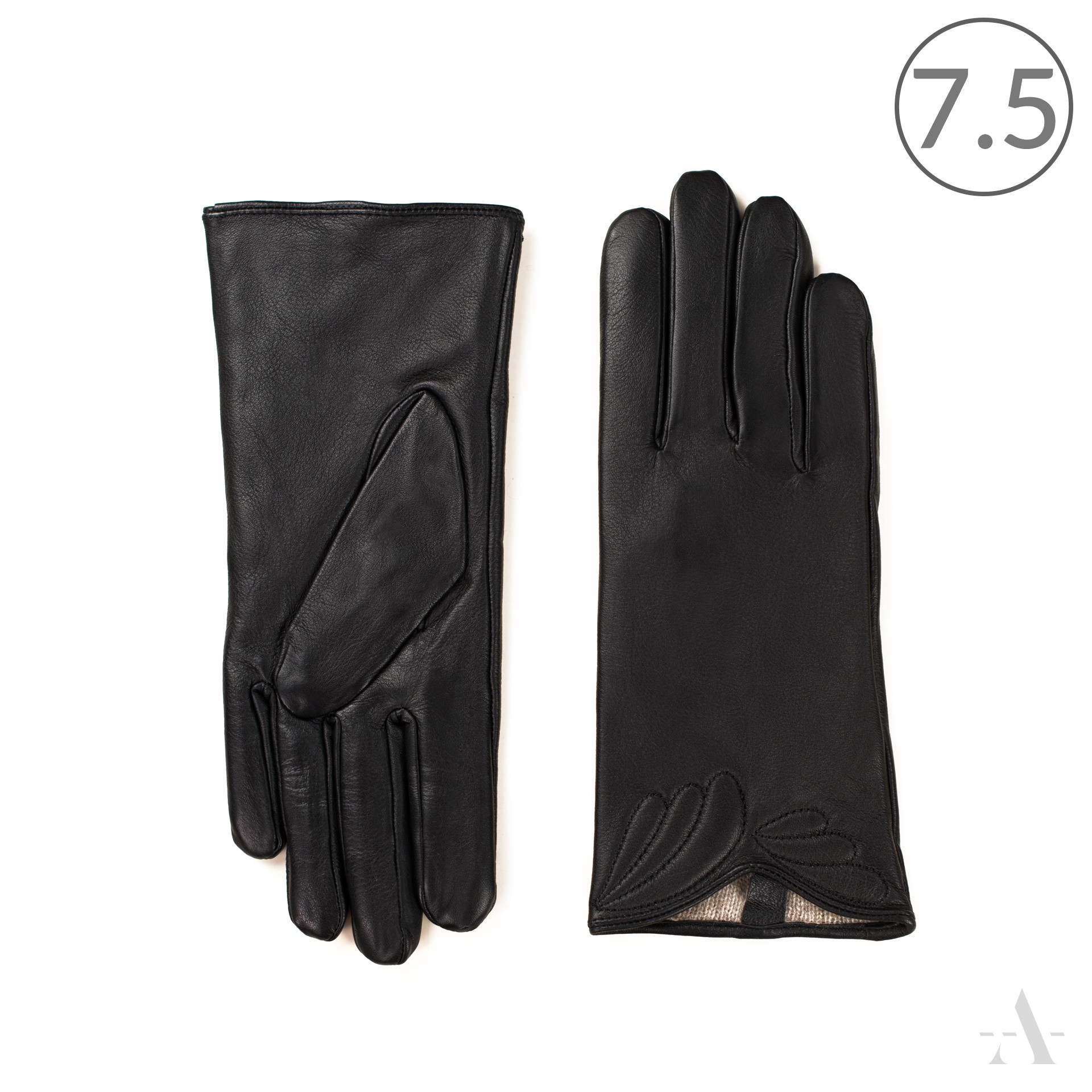 Dámské kožené rukavice rk21382 Velikost: 7,5