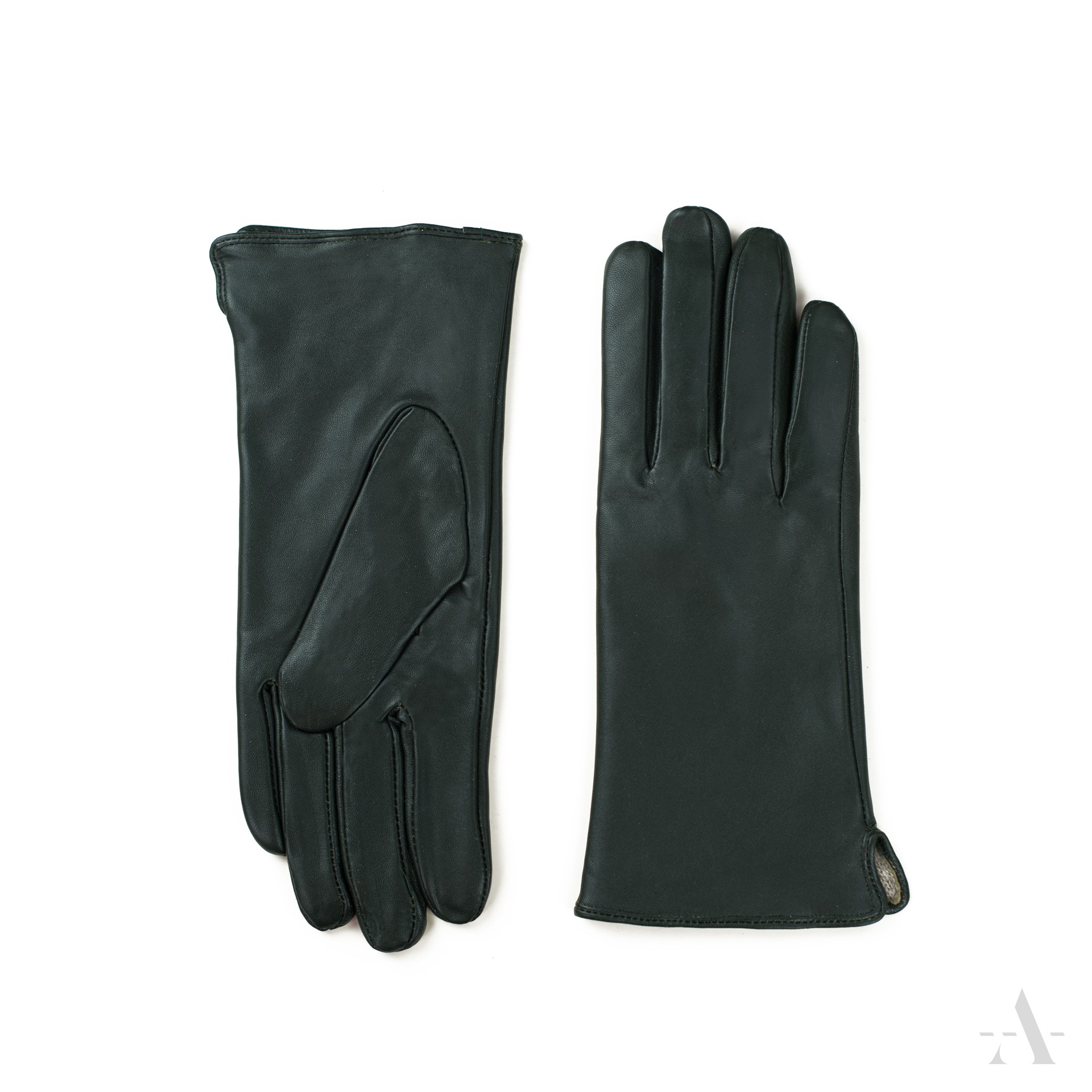 Dámské kožené rukavice rk21387 Barva: zelená