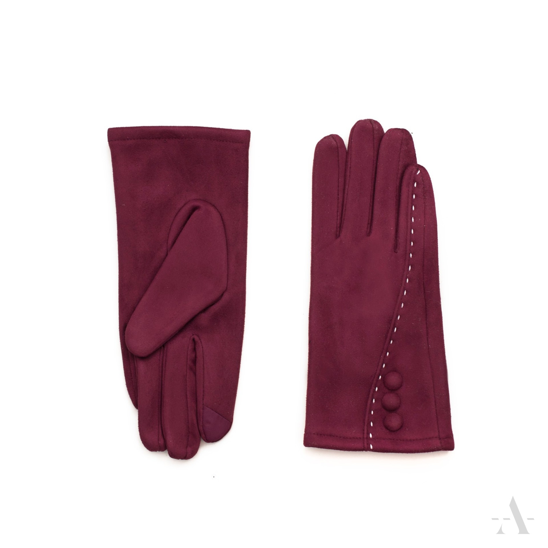Dámské rukavice rk16551 Barva: vínová