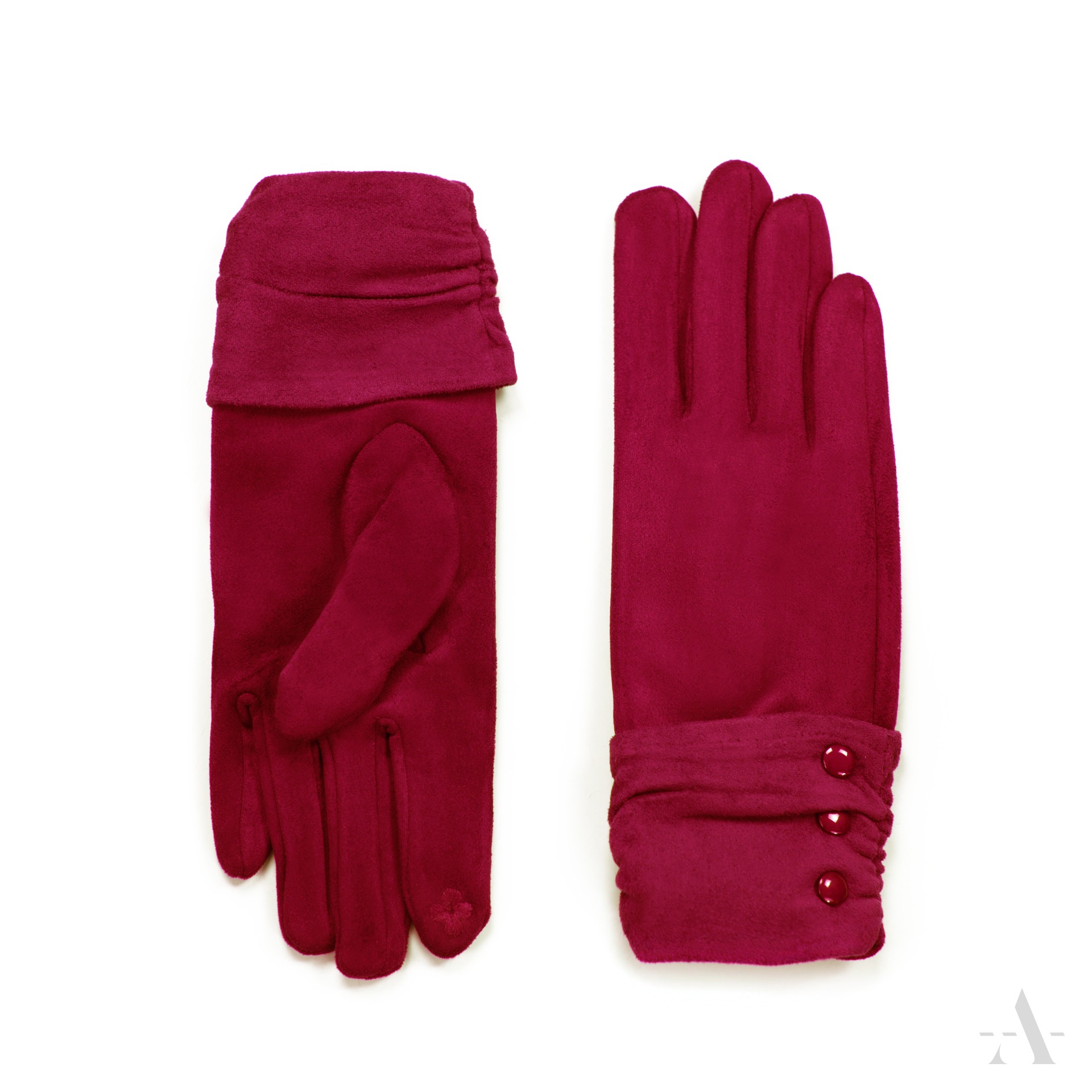 Dámské rukavice rk18412 Barva: červená