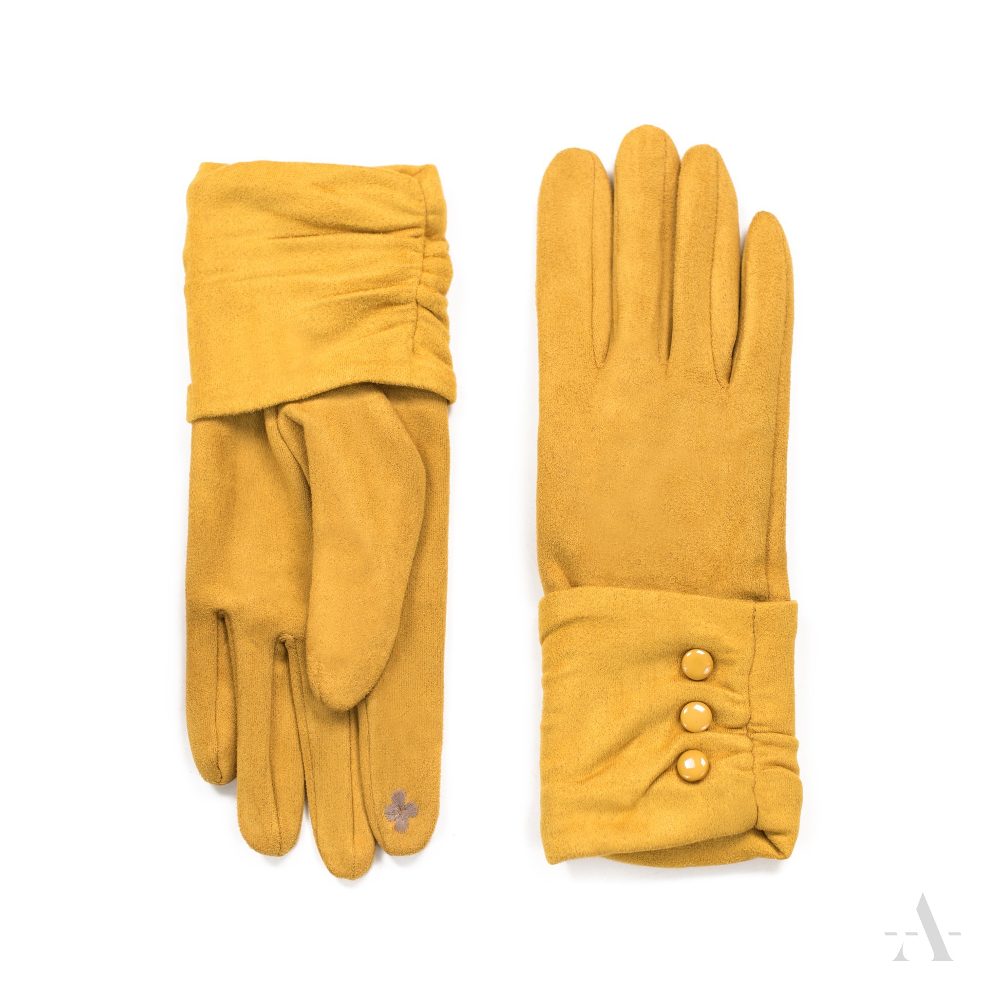 Dámské rukavice rk18412 Barva: žlutá