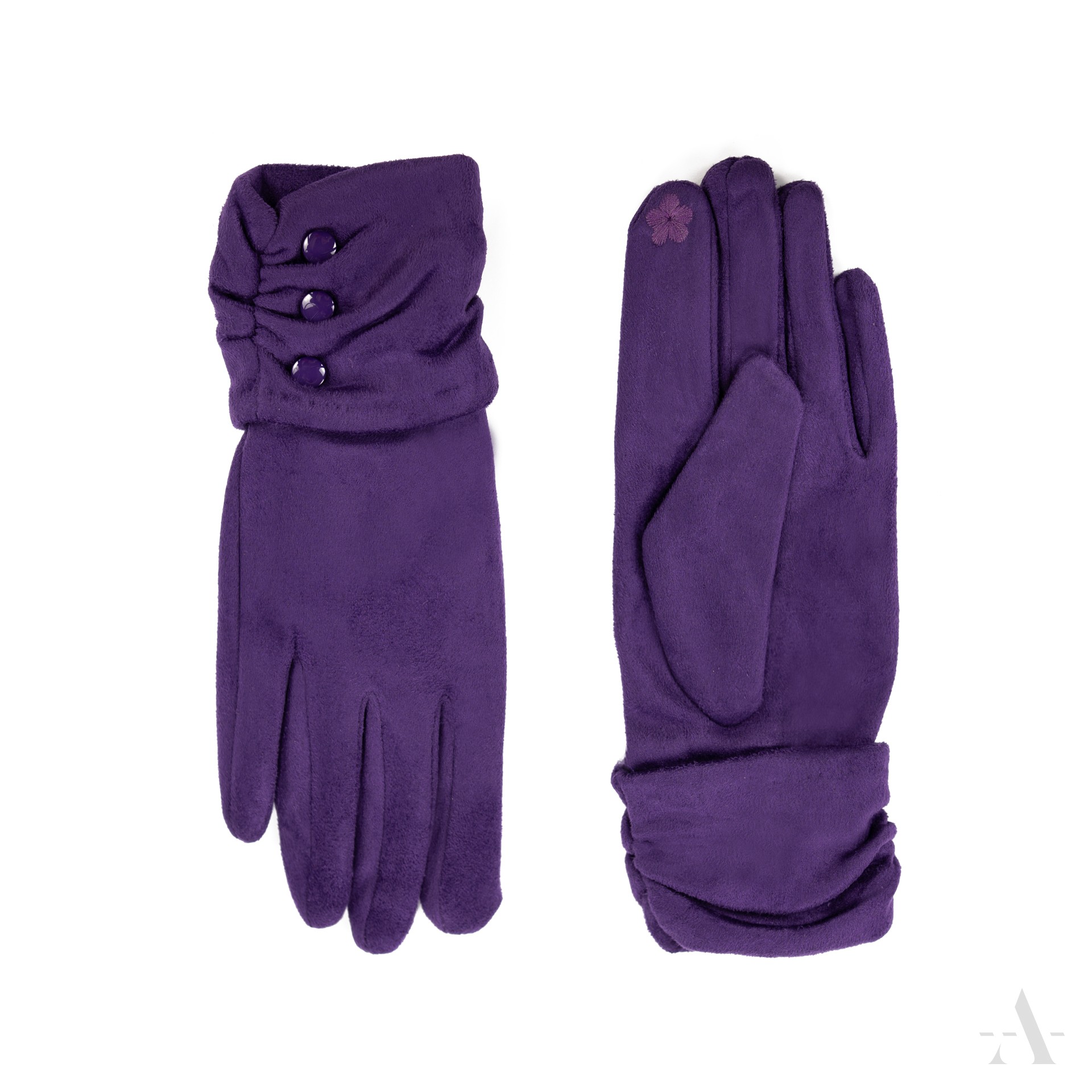 Dámské rukavice rk18412 Barva: fialová