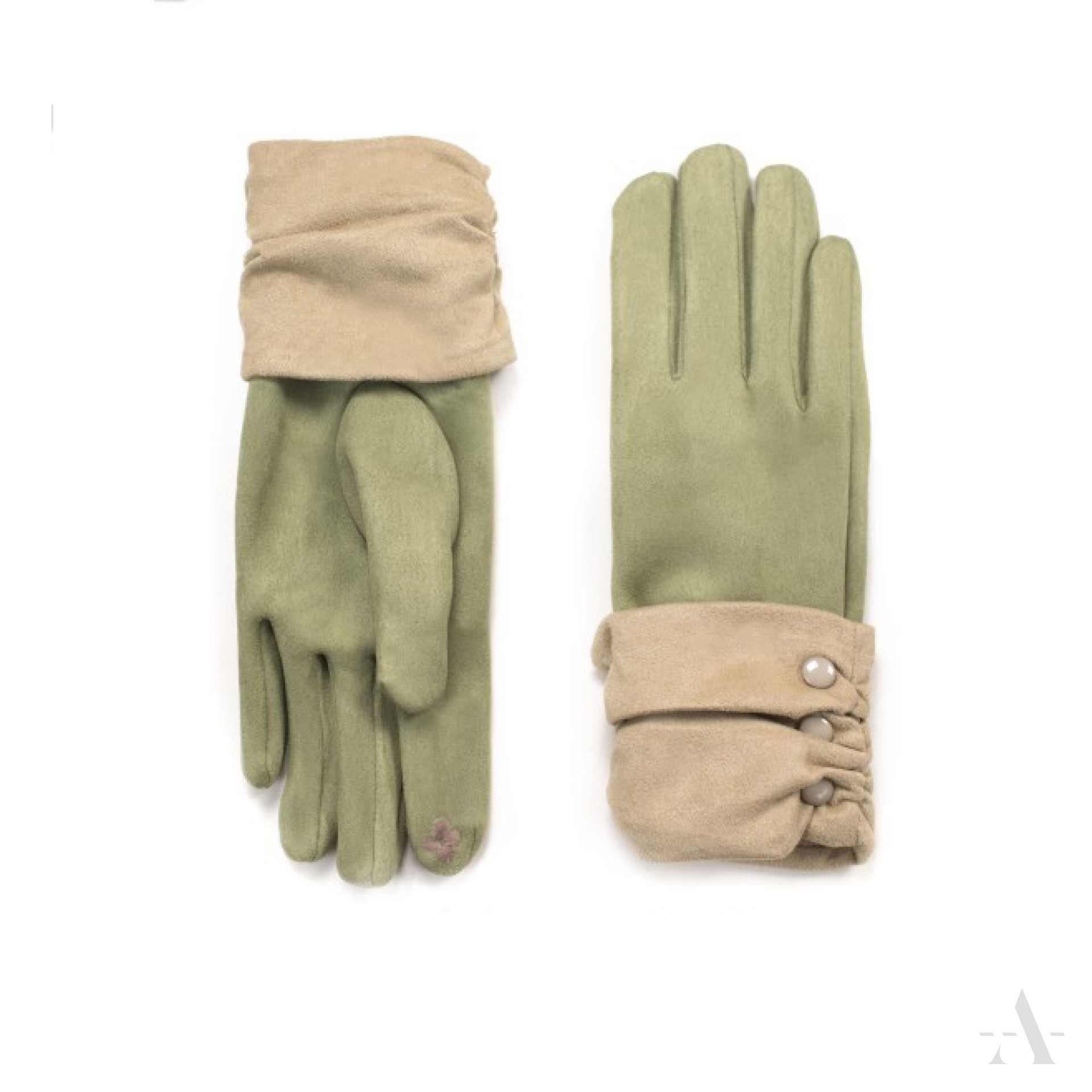 Dámské rukavice rk18412 Barva: světle zelená