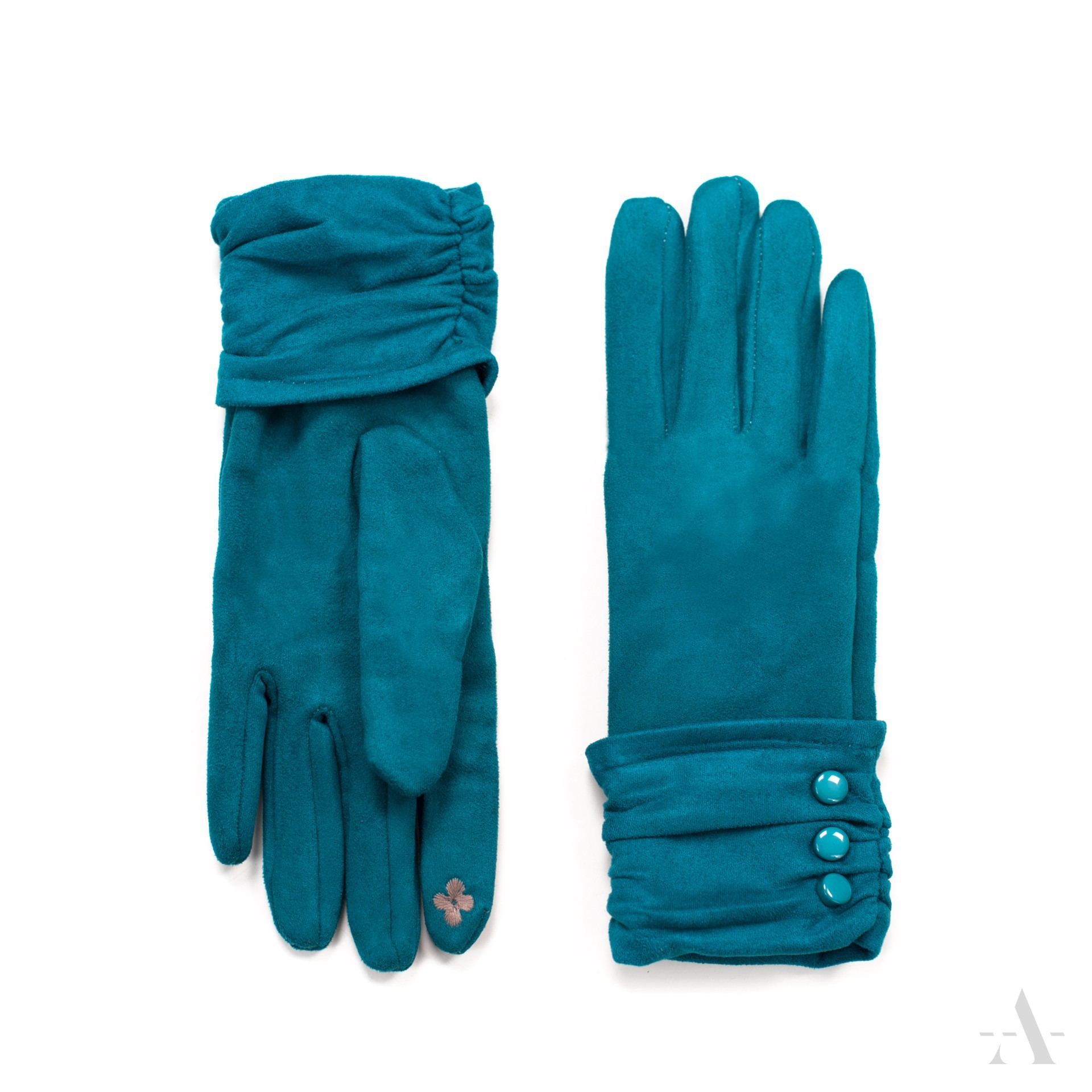 Dámské rukavice rk18412 Barva: tyrkysová