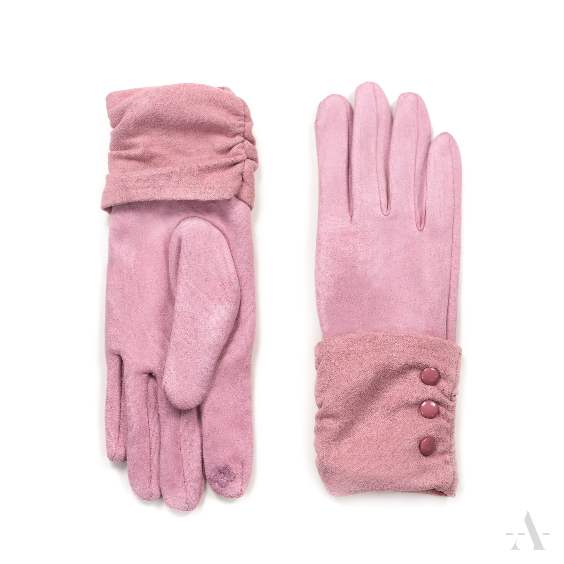 Dámské rukavice rk18412 Barva: růžová