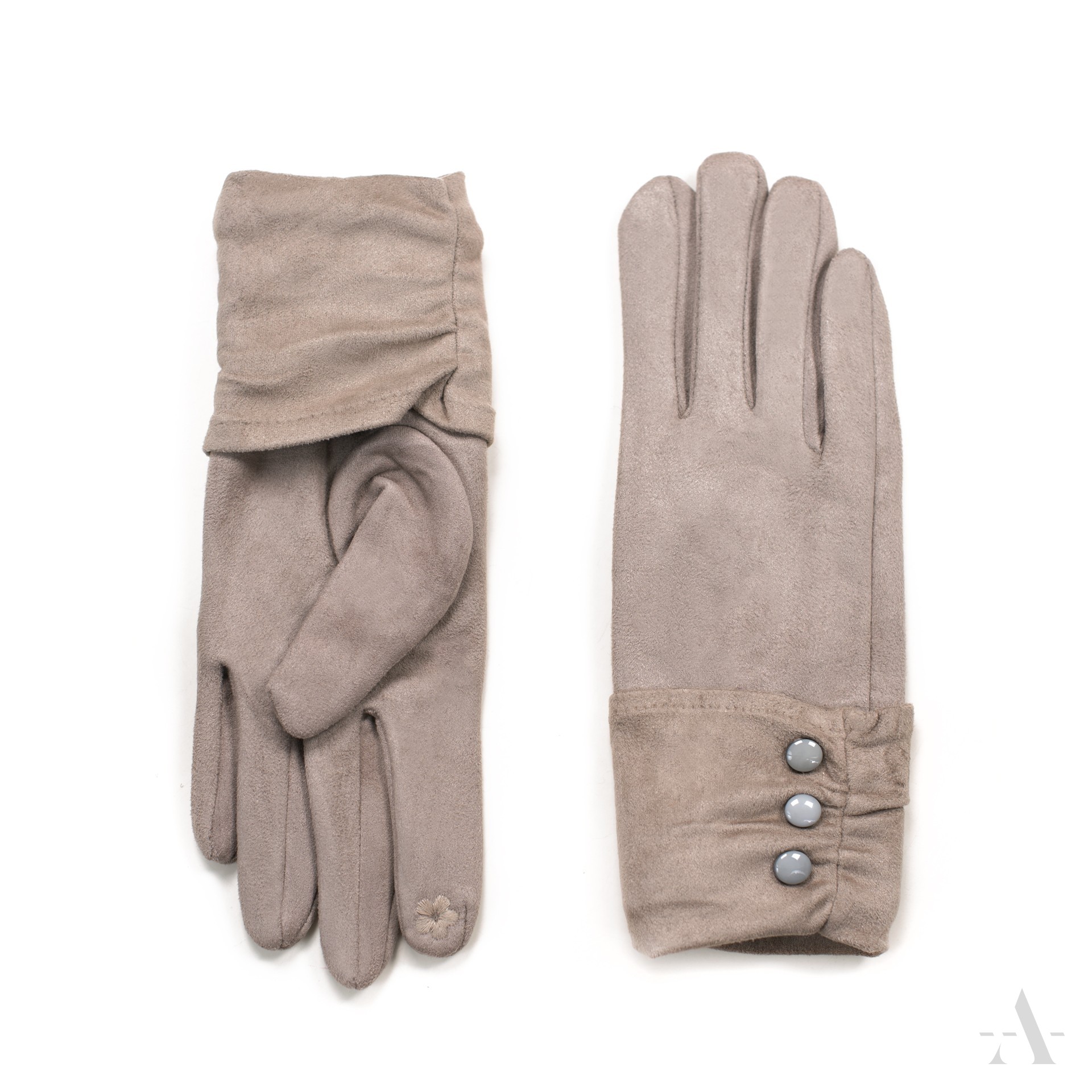 Dámské rukavice rk18412 Barva: béžová