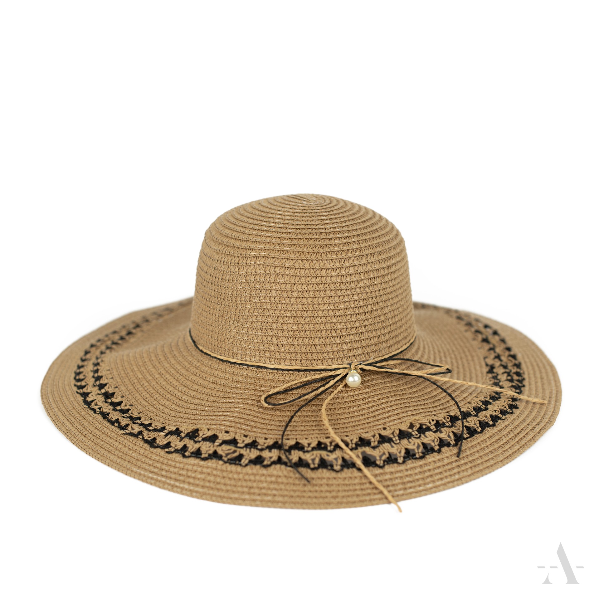 Dámský slaměný klobouk cz22118 Barva: hnědá