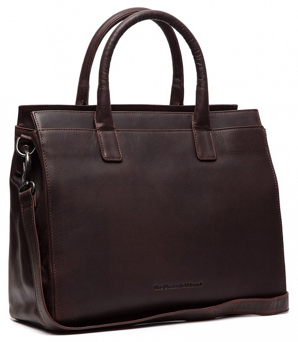 The Chesterfield Brand Dámská kožená kabelka do ruky i přes rameno Rivera C48.1275 Barva: tmavě hnedá
