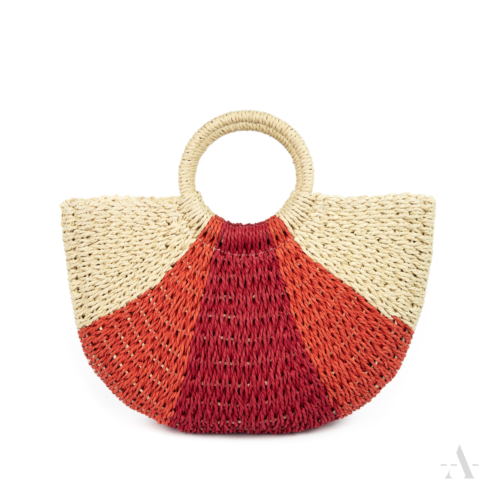 Letní slaměná kabelka tr22164 Barva: oranžová