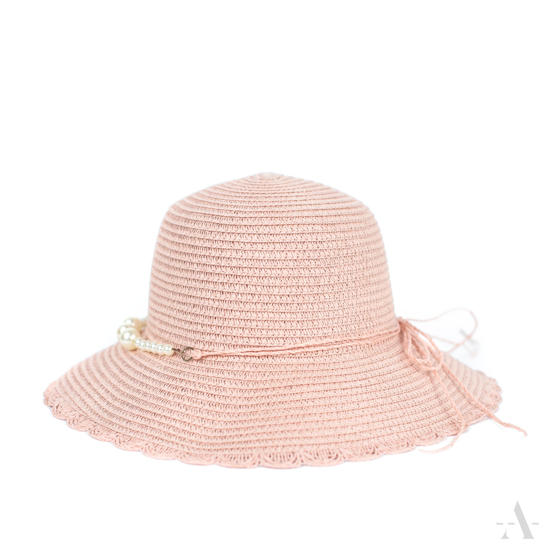 Dámský slaměný klobouk cz22111 Barva: růžová