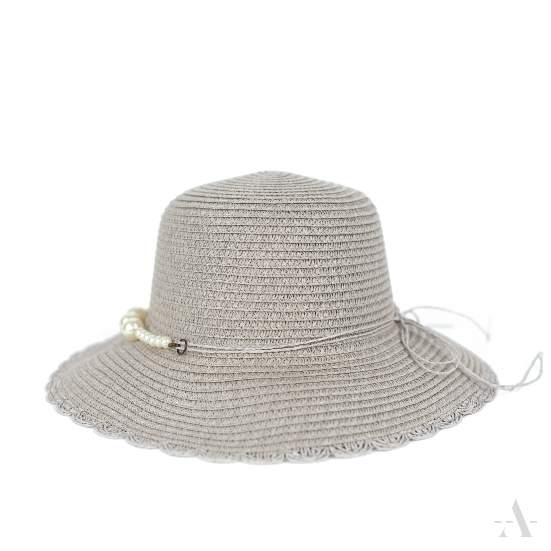 Dámský slaměný klobouk cz22111 Barva: šedá