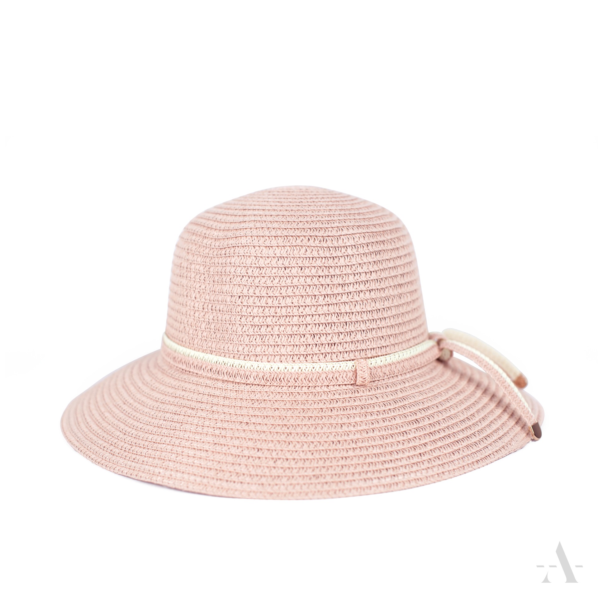 Dámský slaměný klobouk cz22108 Barva: růžová