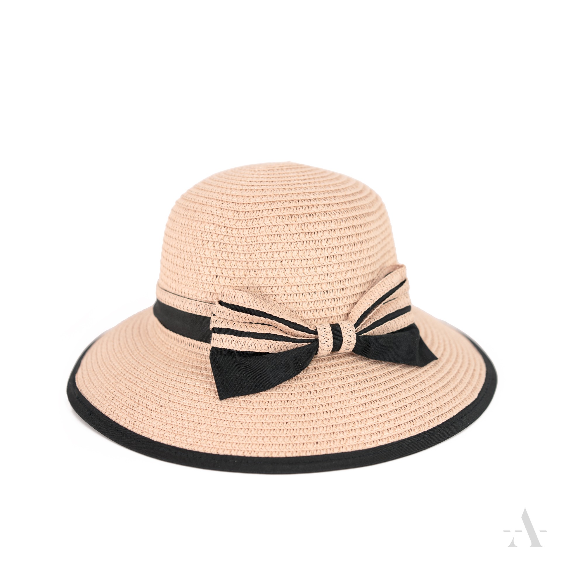 Dámský slaměný klobouk cz22115 Barva: růžová