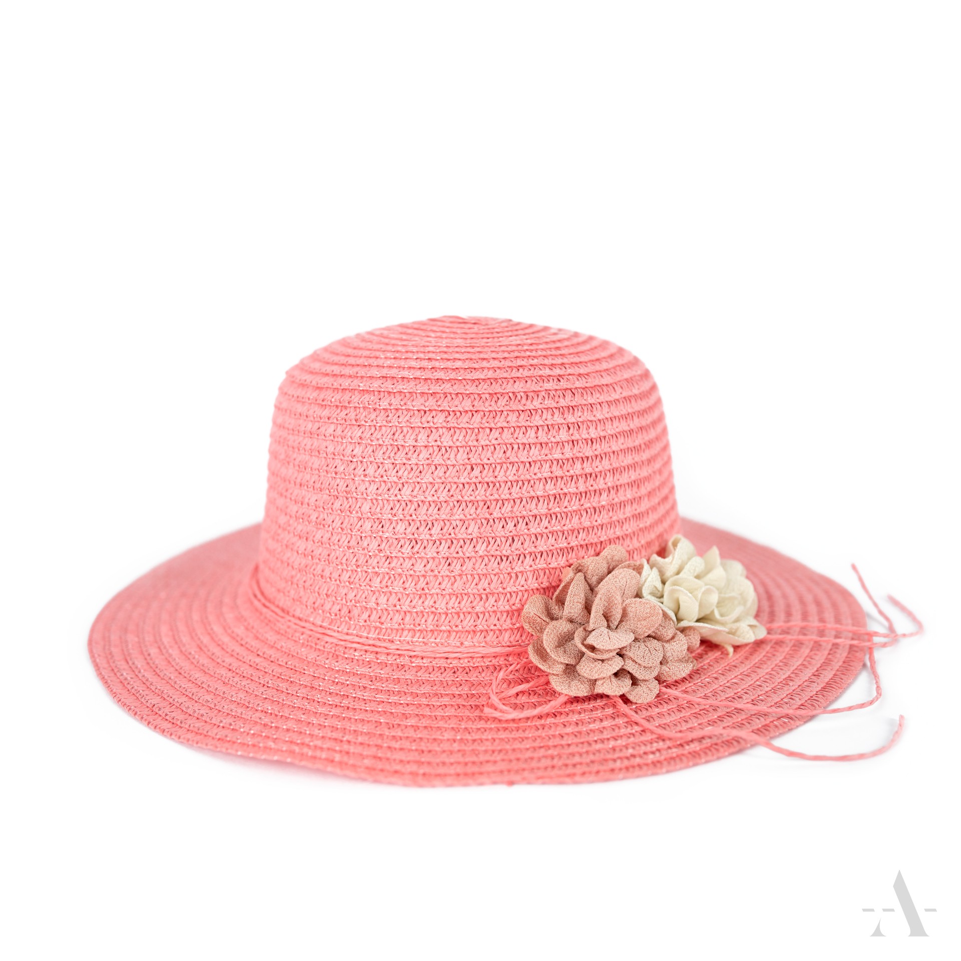 Dívčí slaměný klobouk cz22123 Barva: růžová