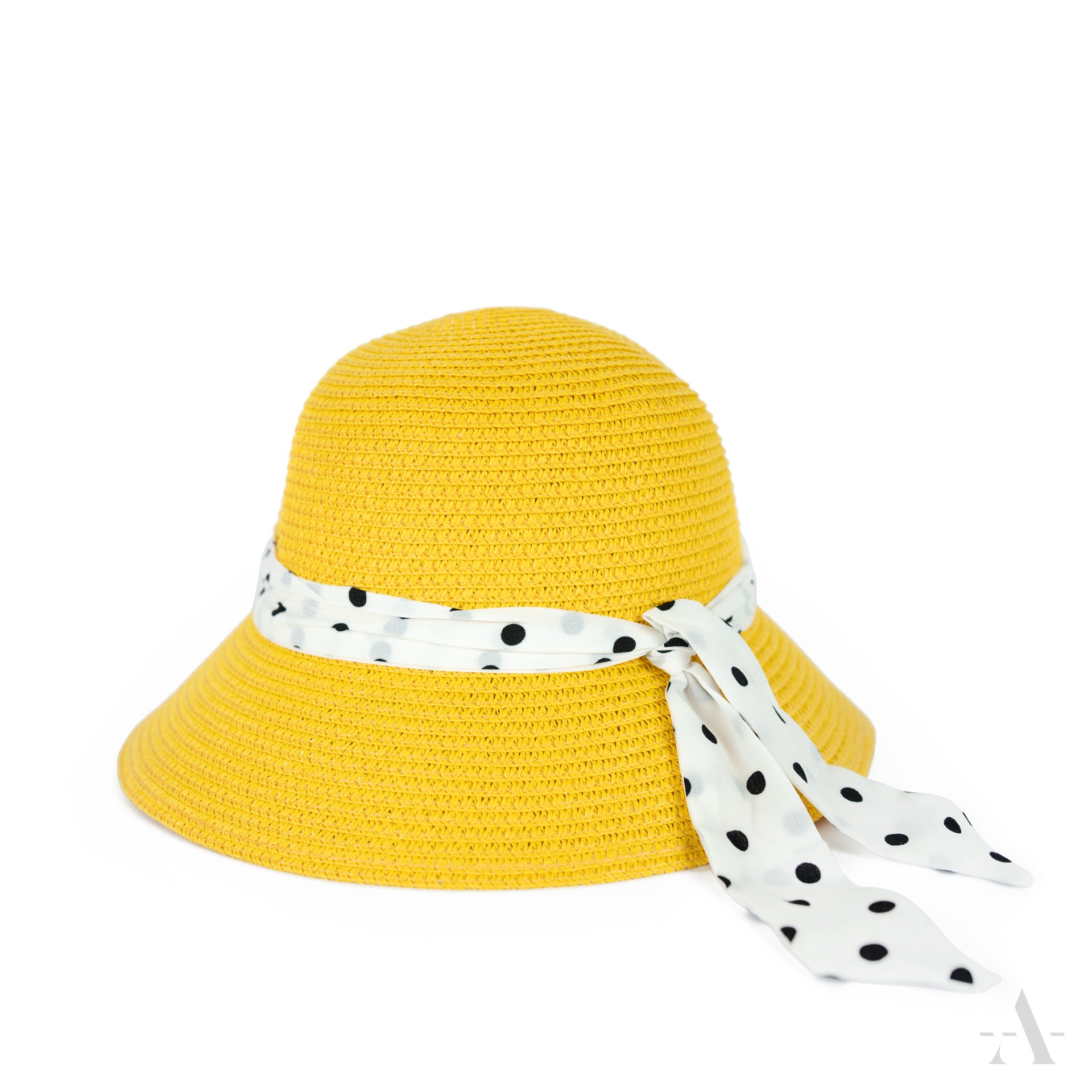 Dámský slaměný klobouk cz22119 Barva: žlutá