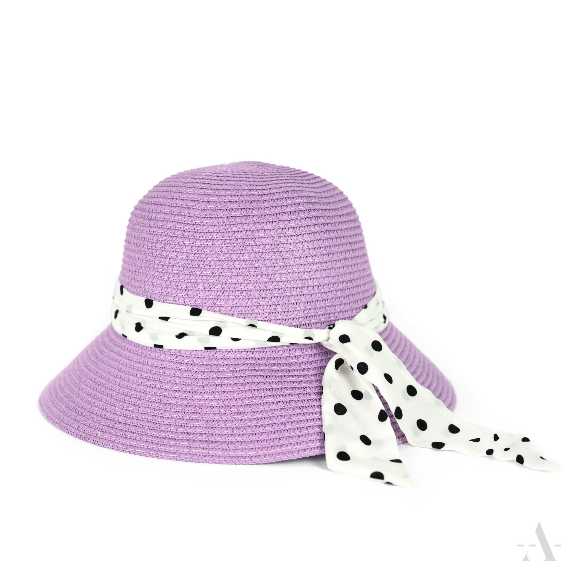 Dámský slaměný klobouk cz22119 Barva: fialová