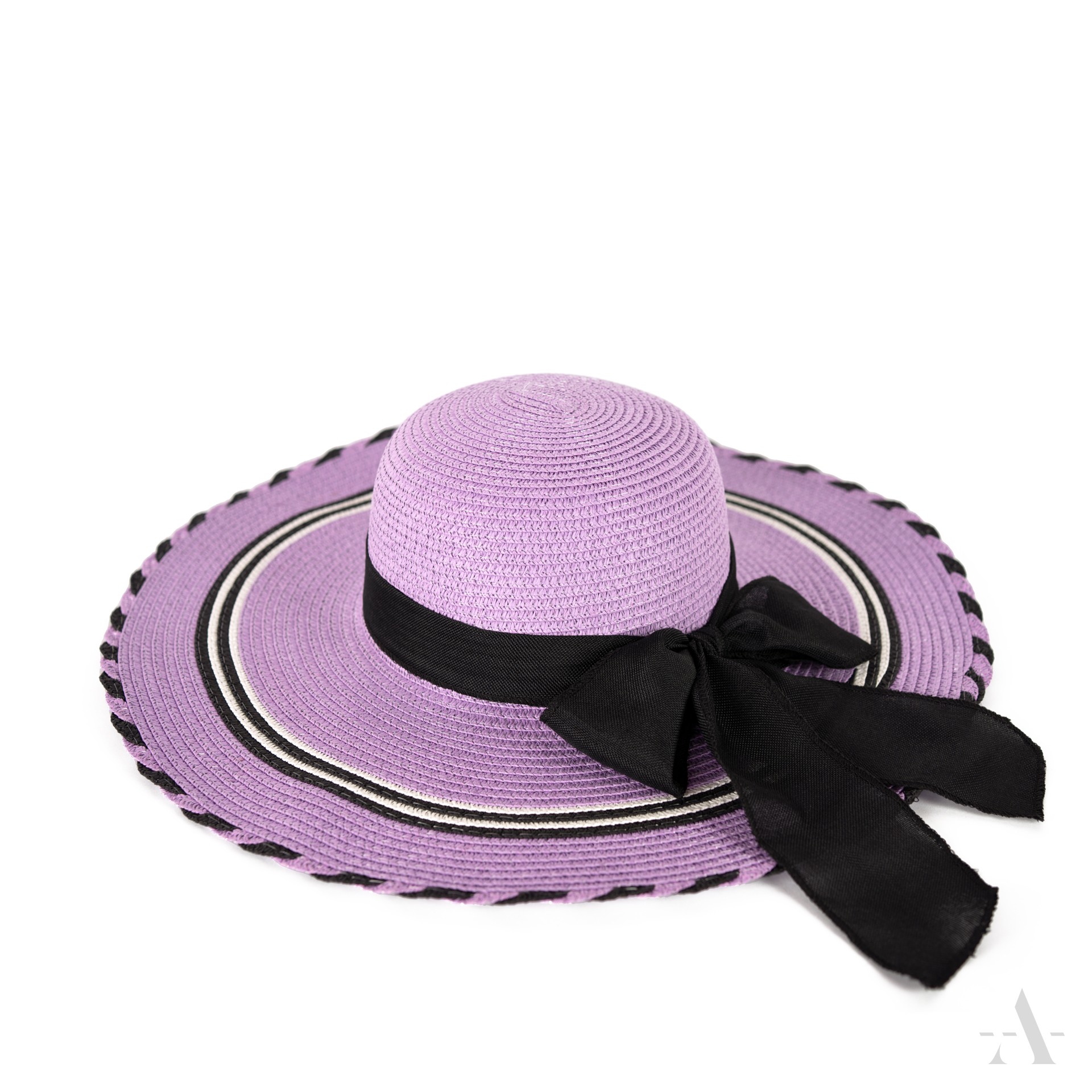 Dámský slaměný klobouk cz23150 Barva: fialová