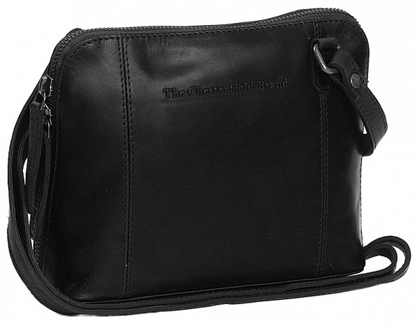 The Chesterfield Brand Kožená kabelka přes rameno/crossbody River C48.1115 Barva: černá