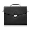 meska aktowka ze skory naturalnej czarna na dokumenty teczka na ramie z kluczykiem paolo peruzzi t 146 bl