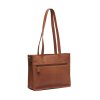 kožená shopper kabelka EstellaC38.021831 koňaková 1