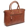 Kožená shopper kabelka Pergamino C38.022031 koňaková 5