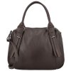 modni damska kozena kabelka do ruky hannah tmave hneda 598427